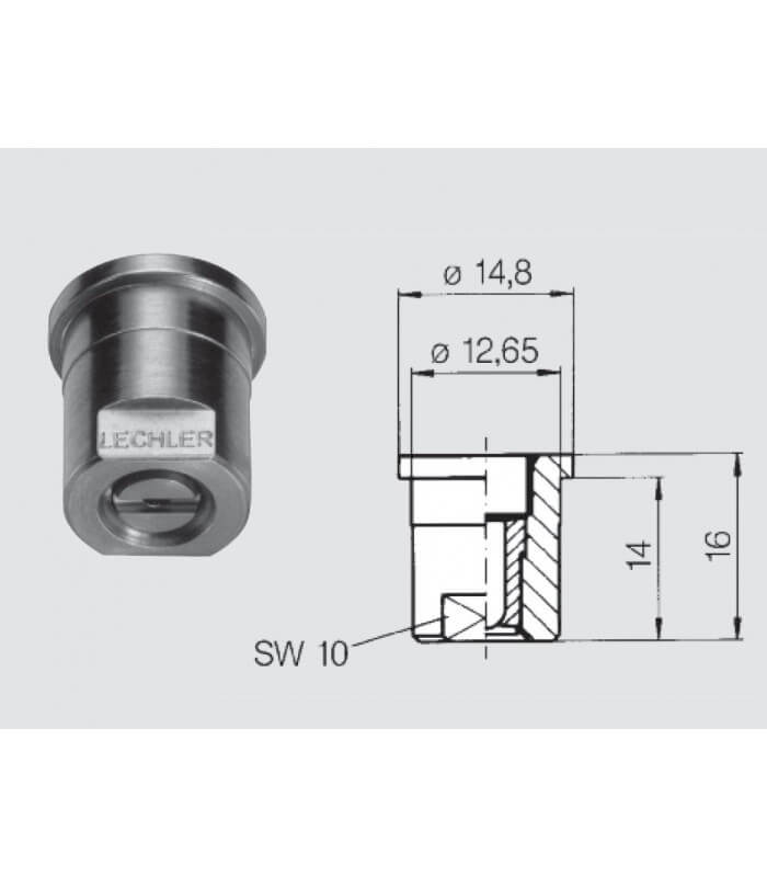 Buse de nettoyage de canalisations 065 16mm