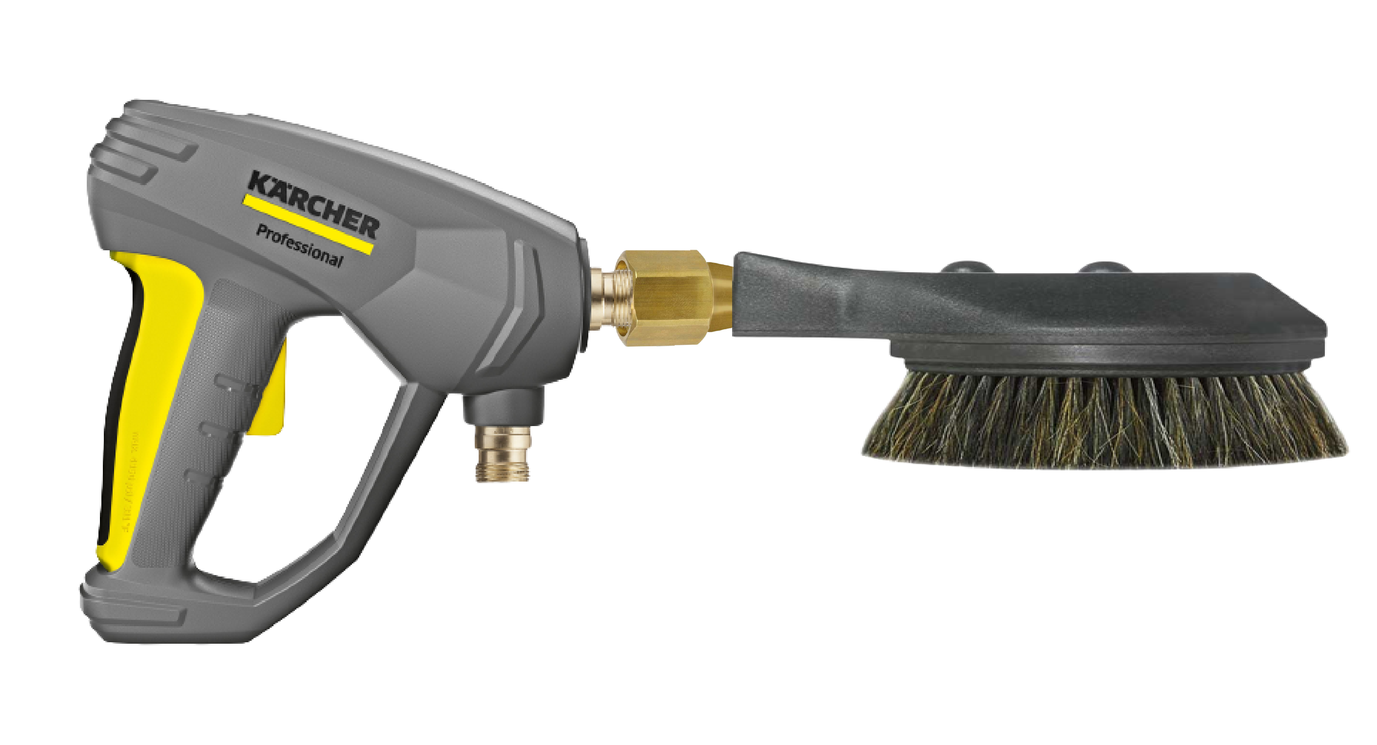 Brosse rotative pour Karcher, brosse de nettoyage haute pression à long  manche, brosse de nettoyage de terrasse, brosse de nettoyage de surface  pour